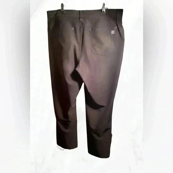 Footjoy casual athletic stretch lightweight 5 pckt blck performance golf pant 36 - Picture 3 of 5